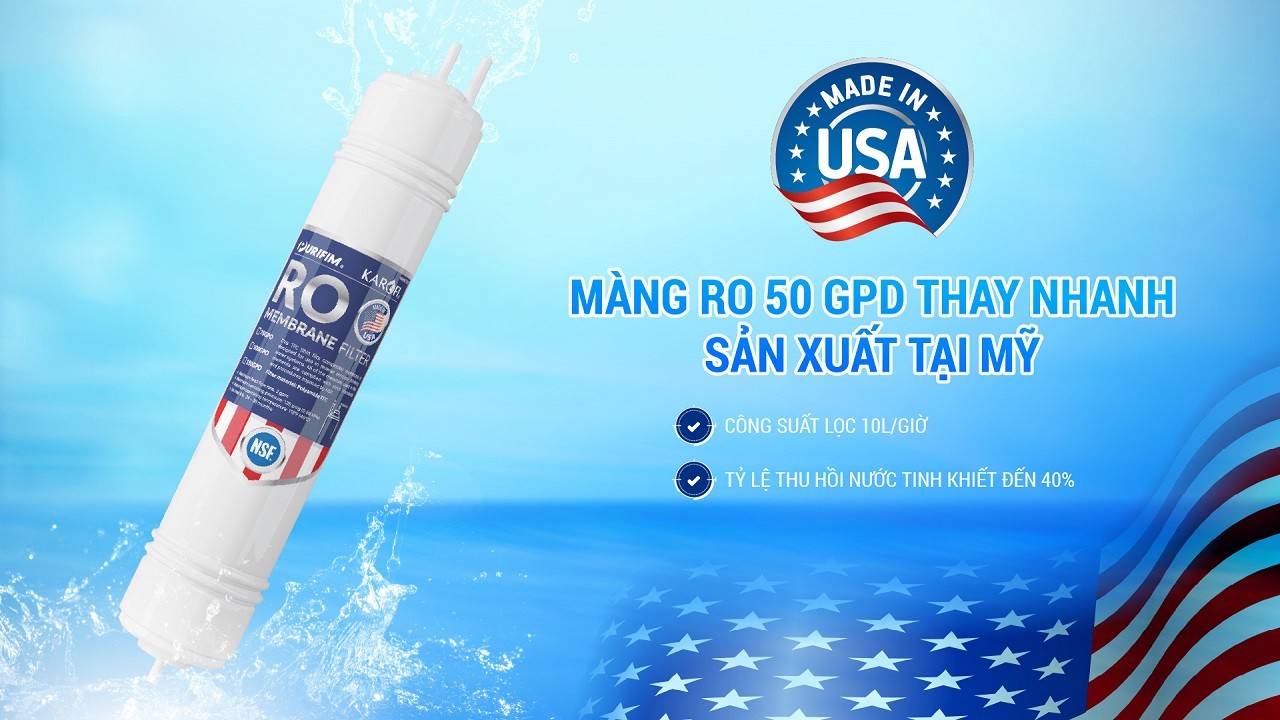 Máy lọc nước Karofi ERO80 PRO